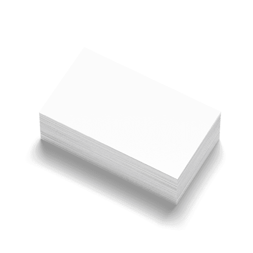 Stack Business Card Mockup US Size