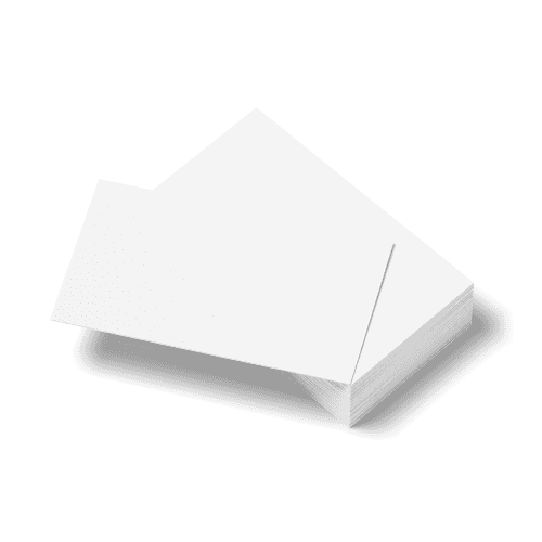 US Stack of Business Card Mockup