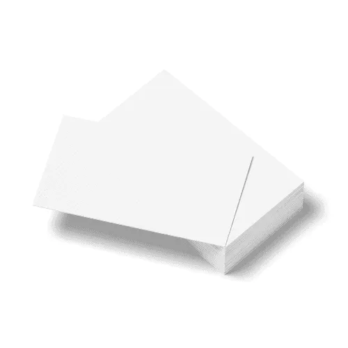 US Stack of Business Card Mockup