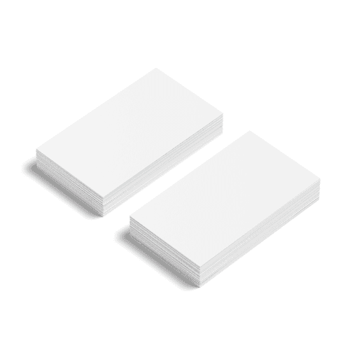 US Double Stack Business Card Mockup