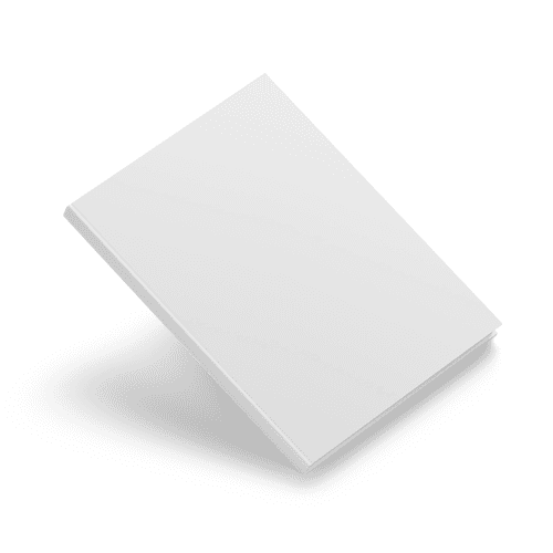 US Letter Book Cover Mockup
