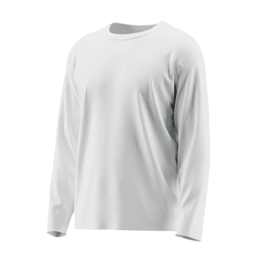 Men Long Sleeve T-shirt Mockup Left
