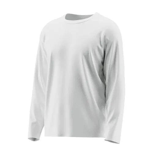 Men Long Sleeve T-shirt Mockup Left