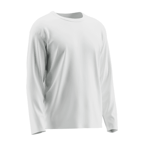 Men Long Sleeve T-shirt Mockup Right