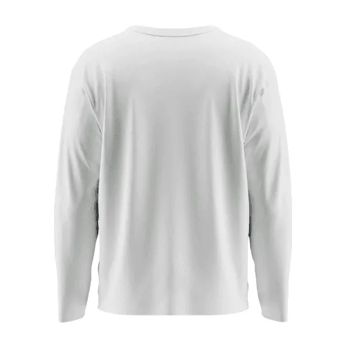 Men Long Sleeve T-shirt Mockup Back