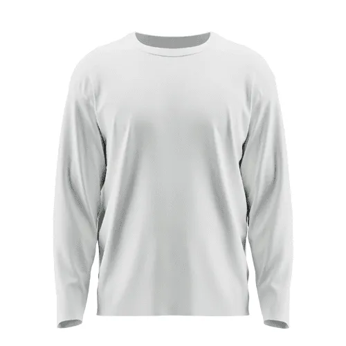 Men Long Sleeve T-shirt Mockup Front