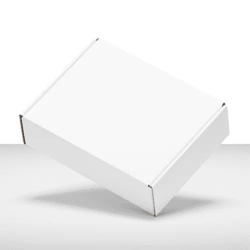 Floating Cardboard Mailer Box Mockup