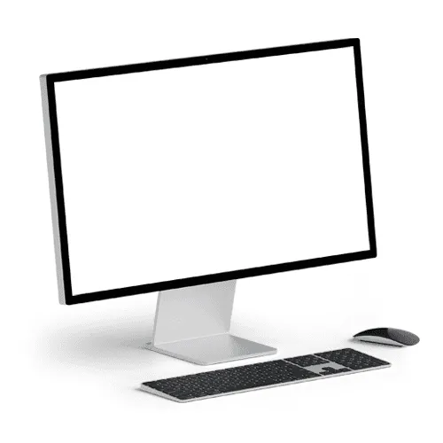 Studio Display Mockup Desktop