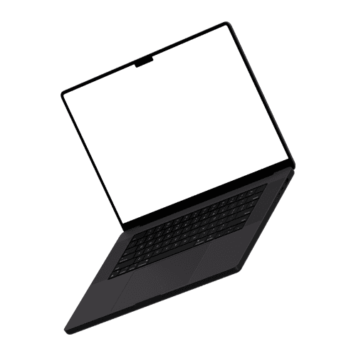 Floating MacBook Pro 16-inch Space Black