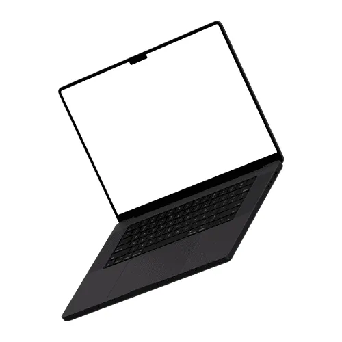 Floating MacBook Pro 16-inch Space Black