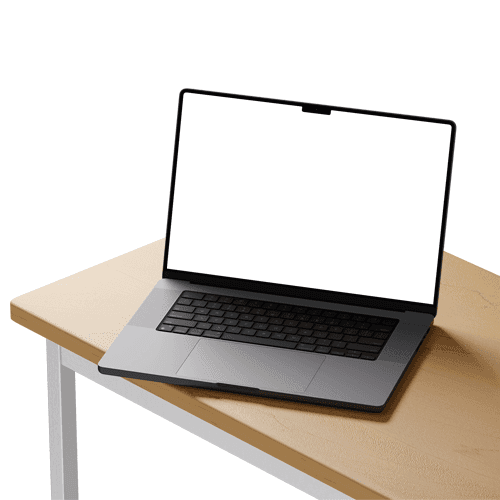 MacBook Pro 16-inch Space Black on the Desk