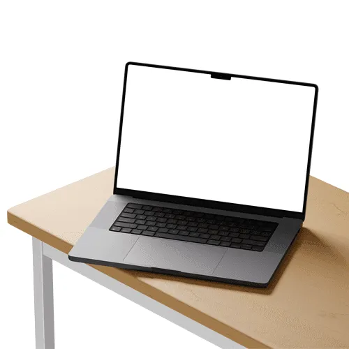 MacBook Pro 16-inch Space Black on the Desk