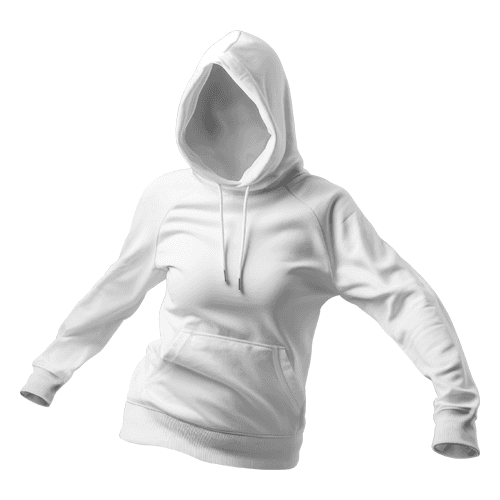Ghost Mannequin Woman Hoodie Mockup
