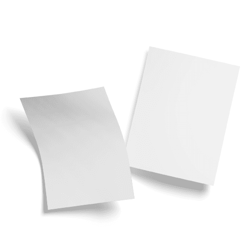 Floating US Letter Flyer Mockup
