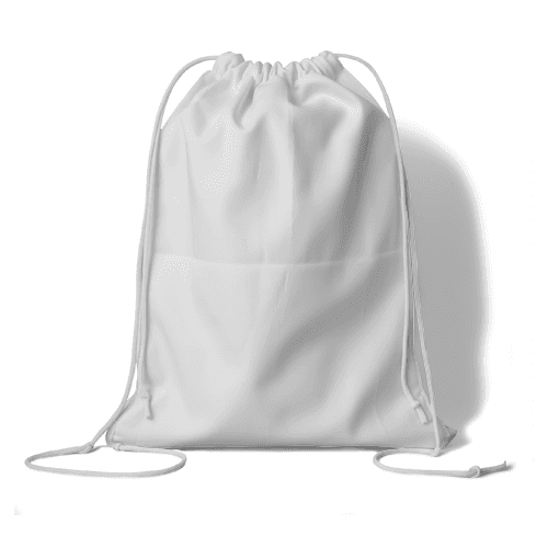 Front View Draw String Bag Mockup