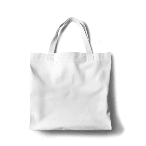 Top View Fabric Tote Bag Mockup
