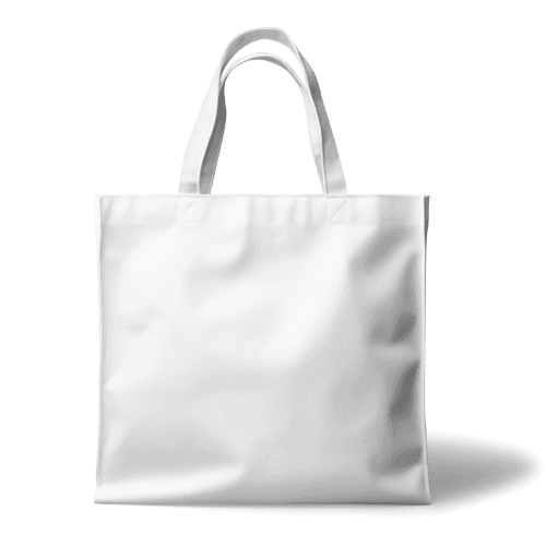 Front View Fabric Tote Bag Mockup