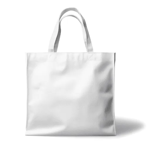 Front View Fabric Tote Bag Mockup