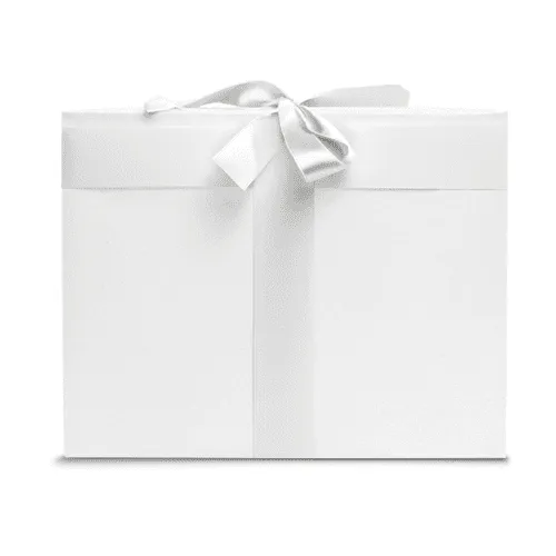 Gift Box Mockup with Ribbon