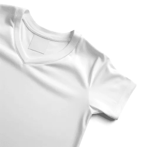 V Neck T-Shirt Mockup