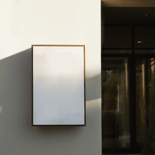Wall Mounted Rectangle Sign