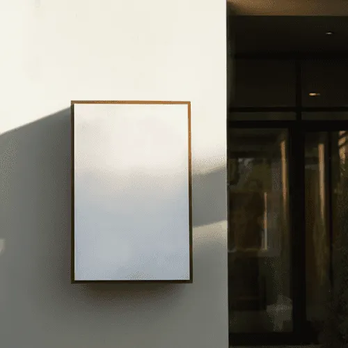 Wall Mounted Rectangle Sign