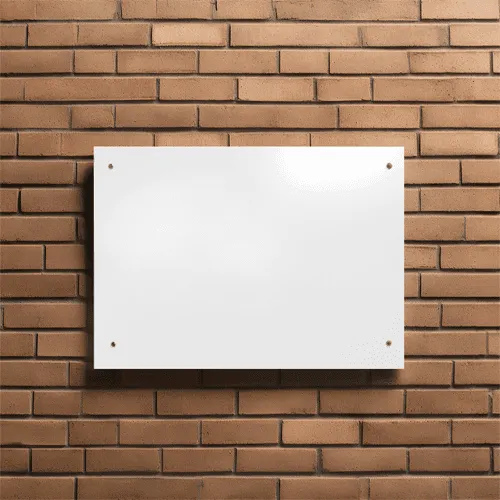 Front View Sign Mockup