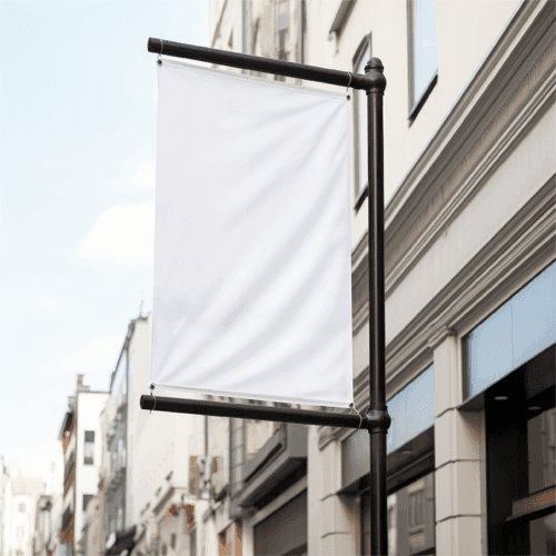 Flag Sign Mockup