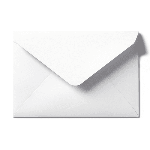 Envelope Mockup Seen From The Top