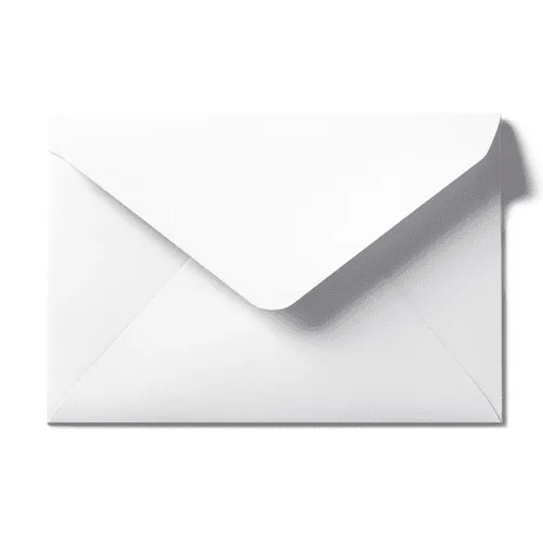 Envelope Mockup Seen From The Top
