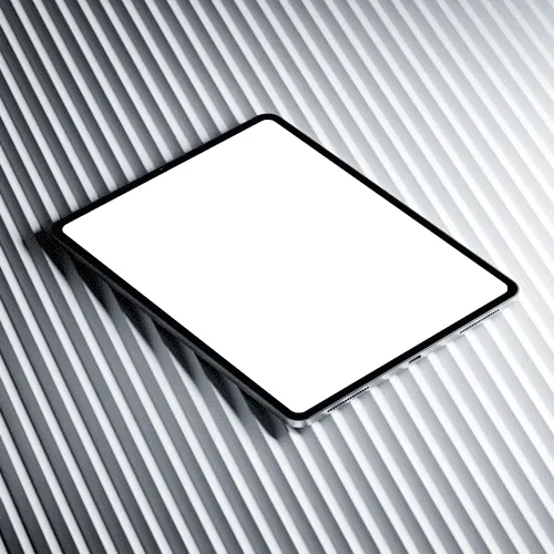 iPad Pro Mockup On Abstract Background