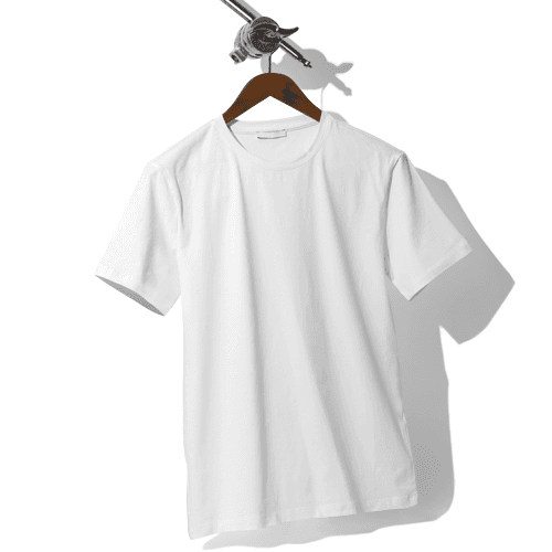Oversize T-shirt Mockup Hanging On Stand C