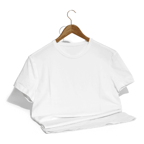 Folded T-shirt Mockup On Hanger