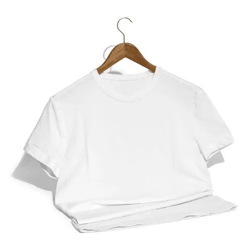 Folded T-shirt Mockup On Hanger