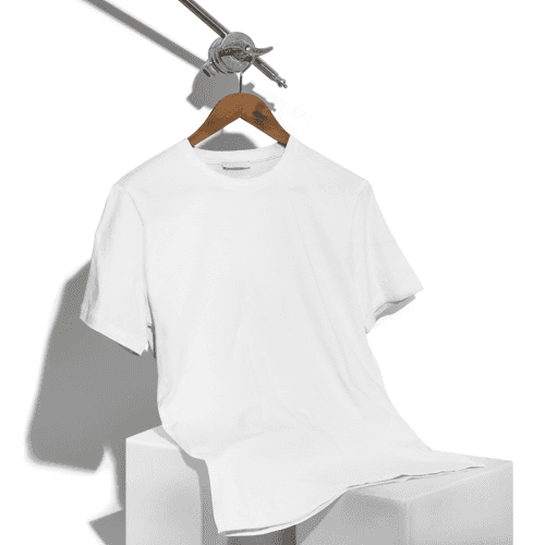 T-shirt Mockup Hanging On Stand C
