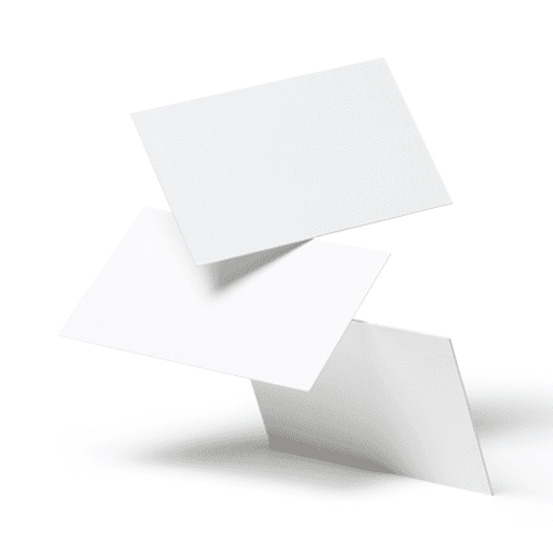 Falling Business Card Mockup