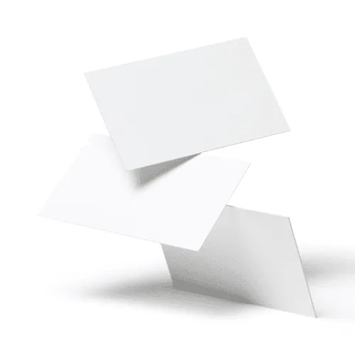 Falling Business Card Mockup