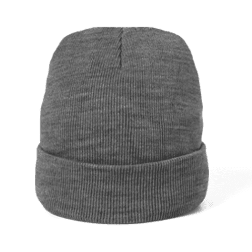 Grey Beanie Mockup