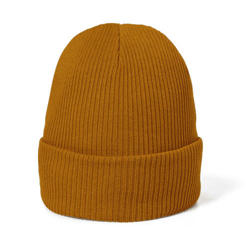 Yellow Beanie Mockup