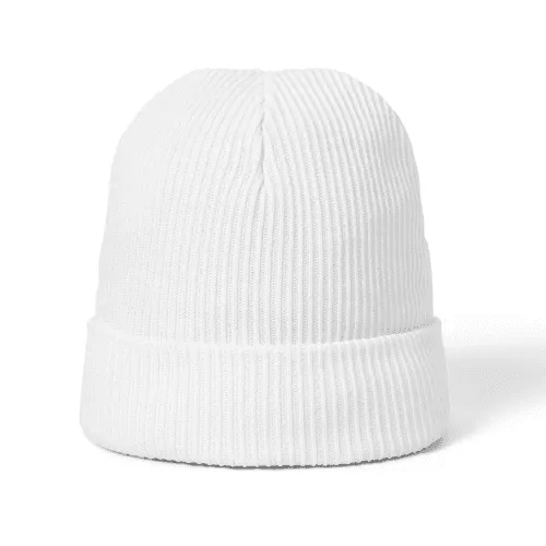 White Beanie Mockup
