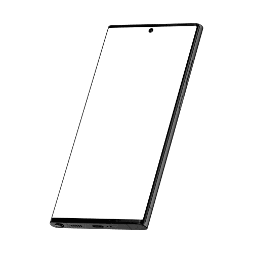 Galaxy S22 Ultra Mockup Left View