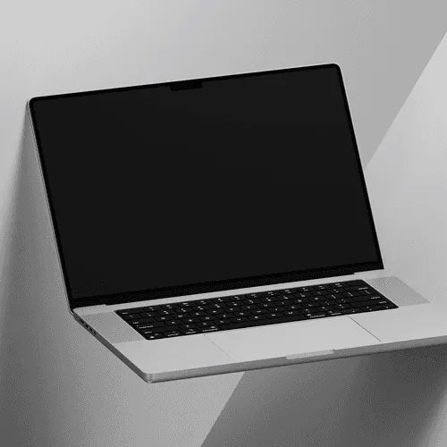 MacBook Pro 16-inch Space Gray Mockup