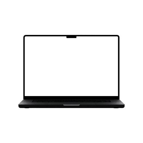 MacBook Pro 16 inch Front View Mockup