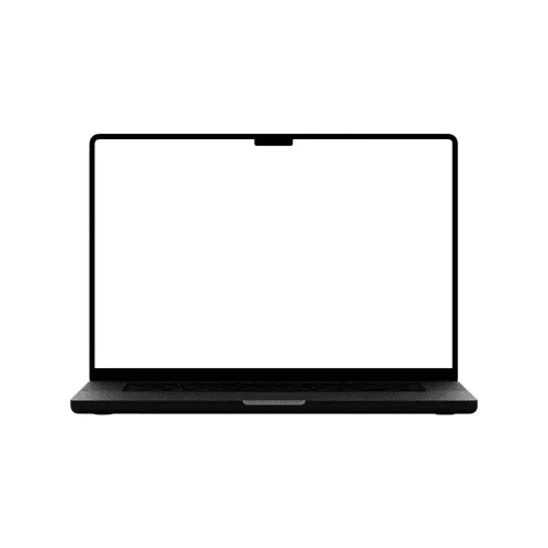 MacBook Pro 16 inch Front View Mockup