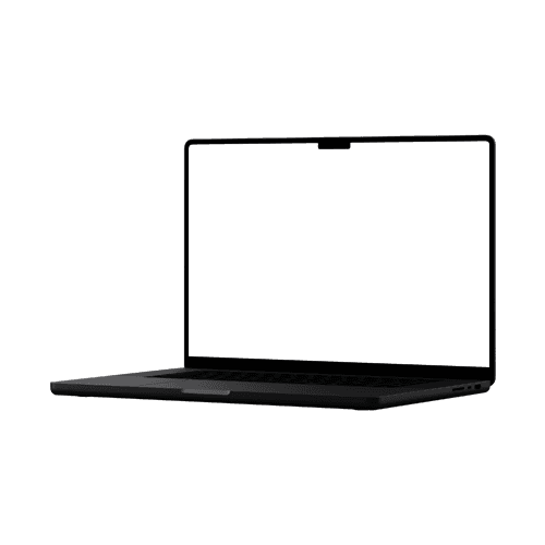 MacBook Pro 16 inch Left View Mockup