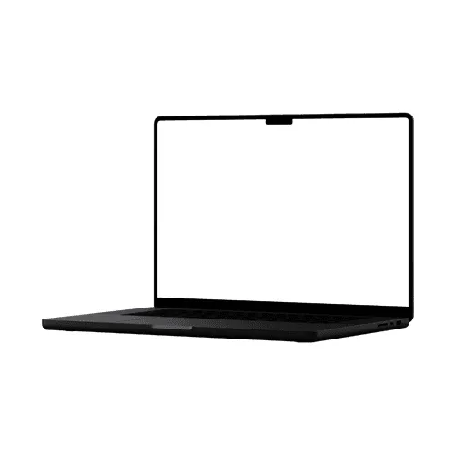 MacBook Pro 16 inch Left View Mockup