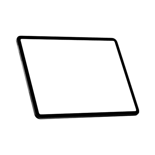 iPad Pro 12.9 inch Right View Mockup