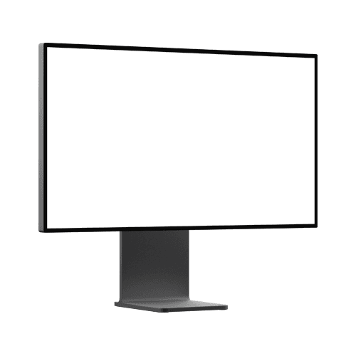 Pro Display XDR Right View Mockup