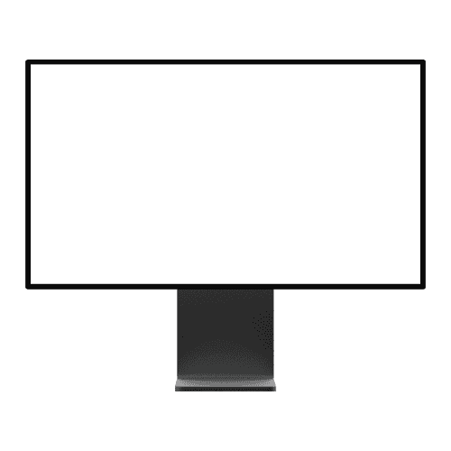 Pro Display XDR Front View Mockup