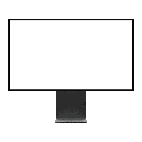 Pro Display XDR Front View Mockup